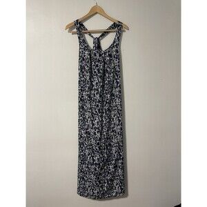 Michael Kors Maxi Dress‎ Sundress With Pockets M Expressionist Painting Print